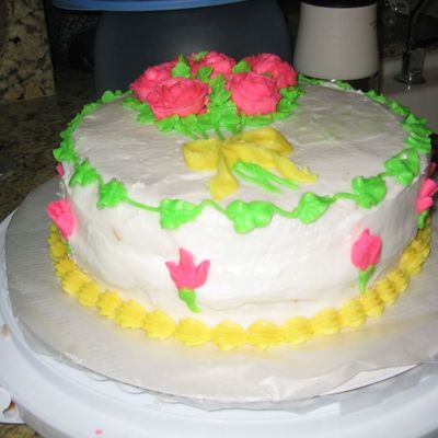 My Final Wilton Course 1 Cake