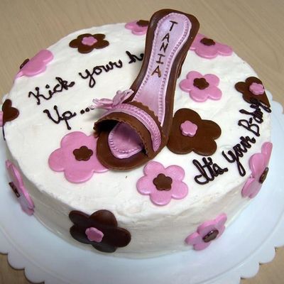 Tania's Birthday Shoe Cake - High Heel
