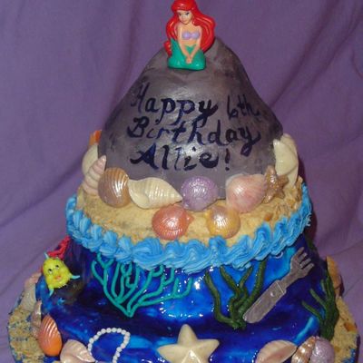 Little Mermaid Birthday Cake