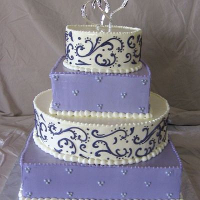 Purple Swirls & Pearls