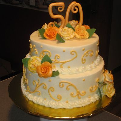 50Th Anniversary Cake