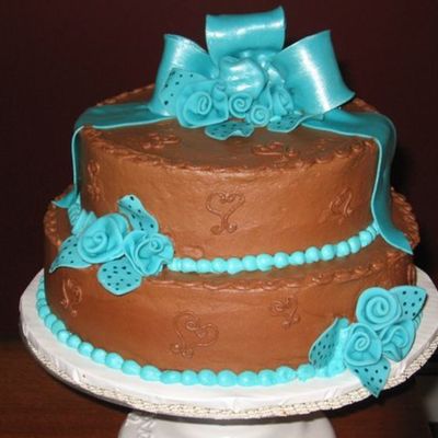 Teal Cheesecake