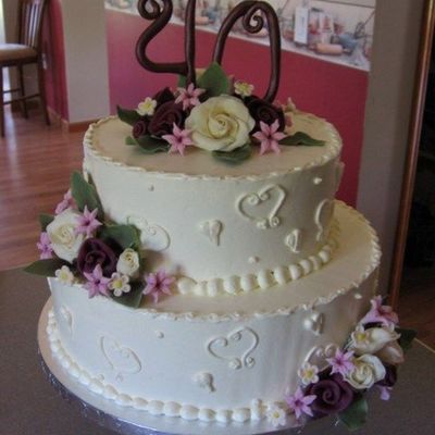 40Th Anniversary Cake