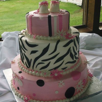 Pink Zebra Baby Shower