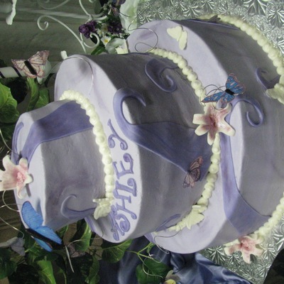 Purple 15 Cake