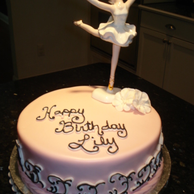 Ballerina Birthday Cake