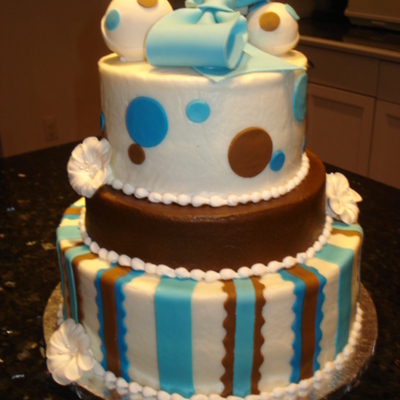 Baby Boy Shower Cake