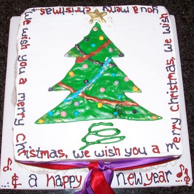 Royal Icing Christmas Cake