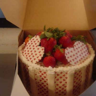 Extreme Chocolate Cake With Strawberry Mousse