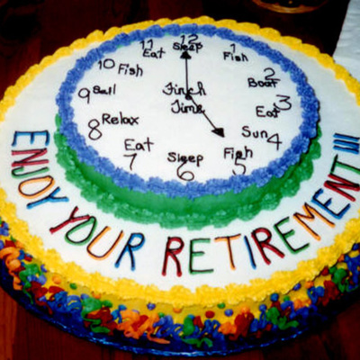 Best Boss In The World - Retirement Cake