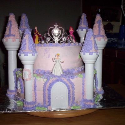 Disney Princess Castle Cake