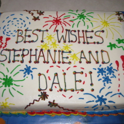 Fireworks Cake