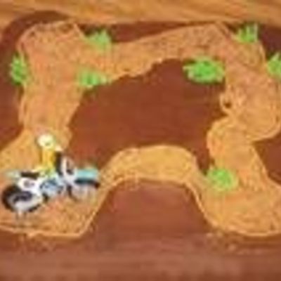 Motorcross Cake