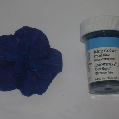 Blue Flowers For Wedding Cake