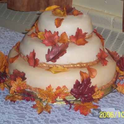 Fall Wedding Cake