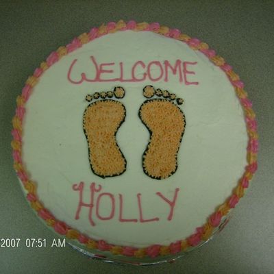 Welcome Baby Cake