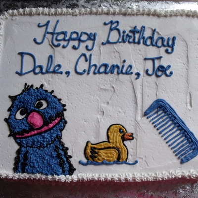 Birthday Cake With 3 Themes In One