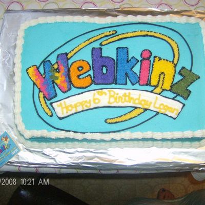 Webkinz Cake