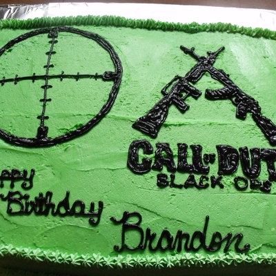 Call Of Duty Cake