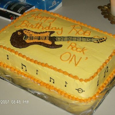 Guitar Cake