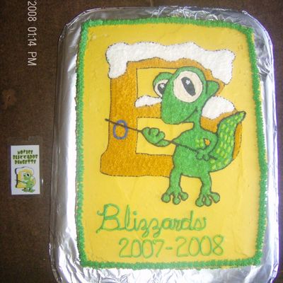 Blizzards Ringette Windup Cake