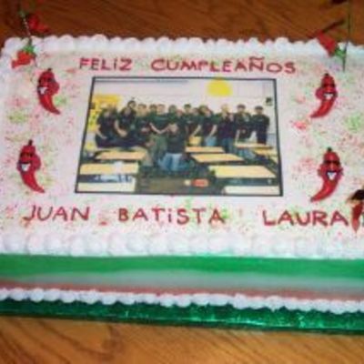 My Sons Birthday Cake For Spanish Class At School.