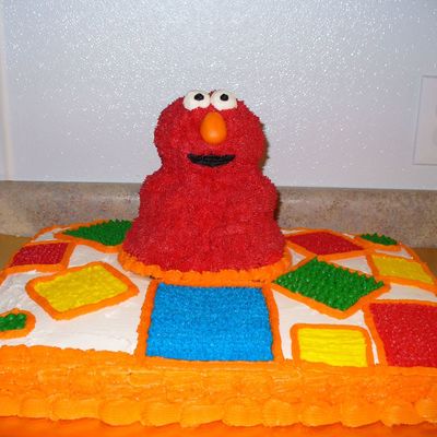 Elmo Cake