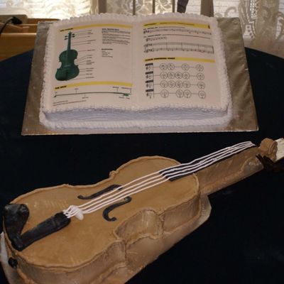 Violin And Music Book