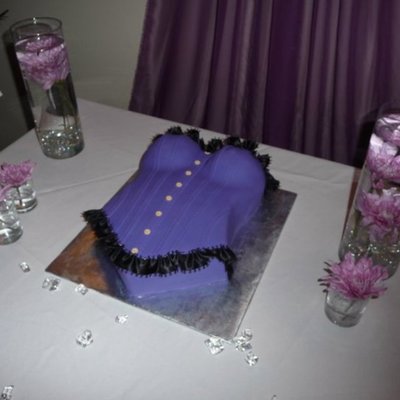 Carset Bridal Shower Cake