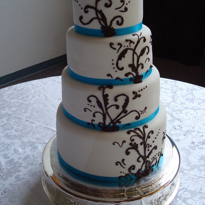 Chocolate Swirls Cake