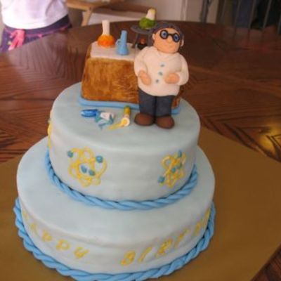 Chemist Birthday Cake