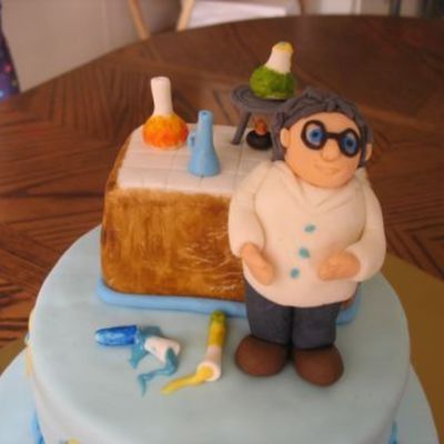 Chemist Birthday Cake