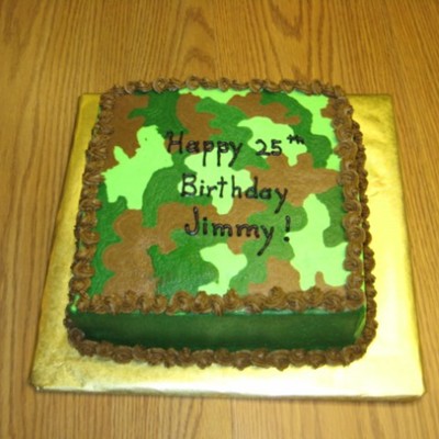 Camouflage Cake