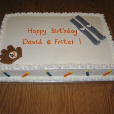 Ski And Baseball Birthday