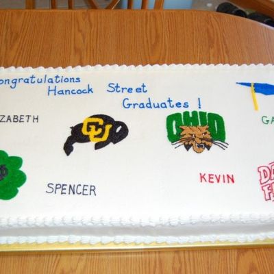 Huge Graduation Cake
