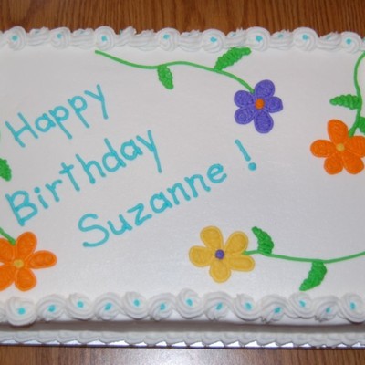 Flower Birthday Cake