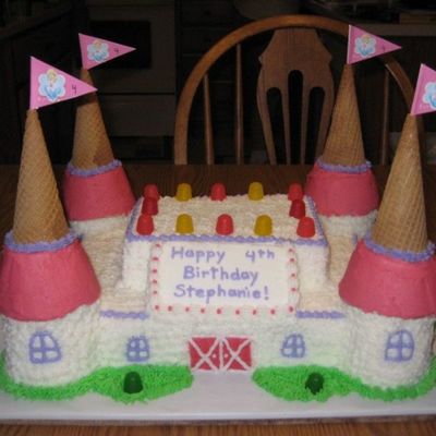 Princess Castle Cake