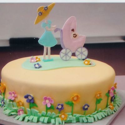 Stacy's Baby Shower Cake