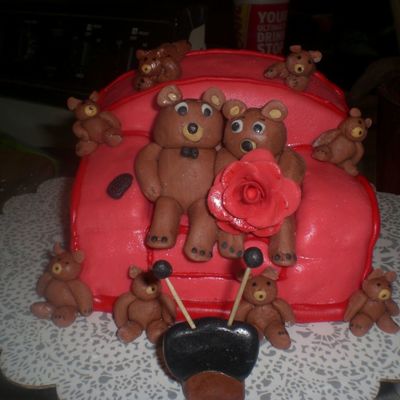 Teddy Bears In The Love Seat