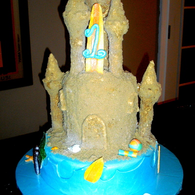 Sand Castle Cake