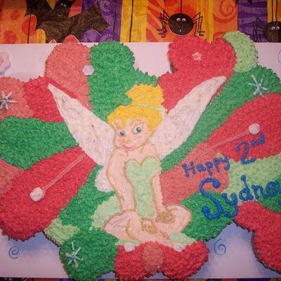 Tinkerbell Cupcake Cake