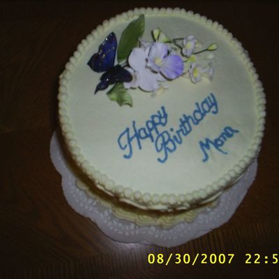 Butterfly Birthday Cake