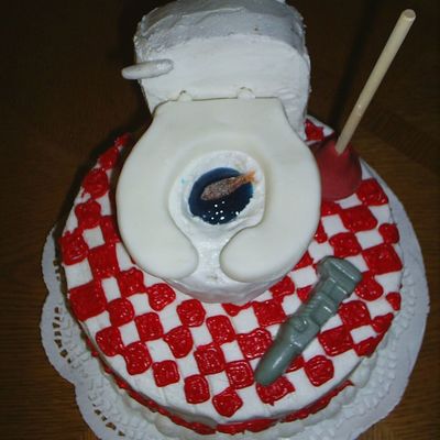Retirement Plumber Cake