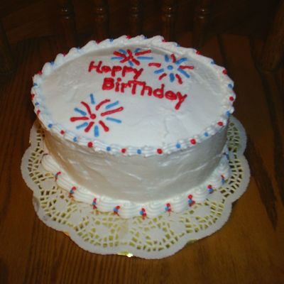 Freedom Birthday Cake