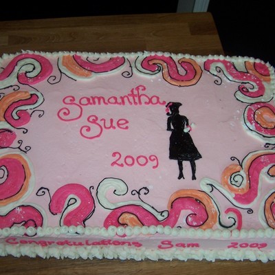 Graduation Cake For A Girl