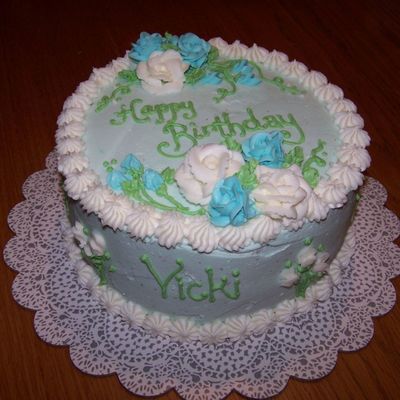 No Pink Birthday Cake