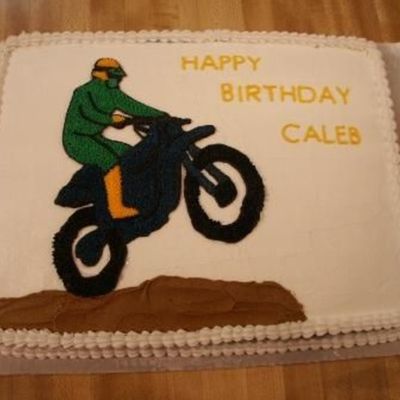 Dirt Bike Cake