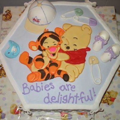 Colorfow Pooh Baby Shower