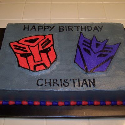 Transformers - Autobot & Decepticon Birthday