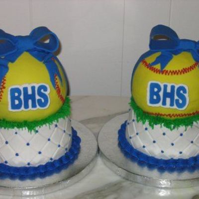 Fastpitch Softball Cakes For The Coaches.